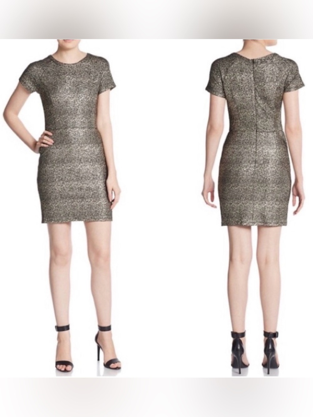 Collective Concepts Metallic Shimmer Dress | M
